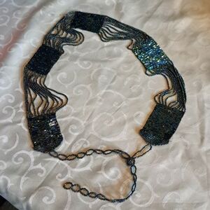 Vintage Beaded Belt Adjustable Stunning 😍